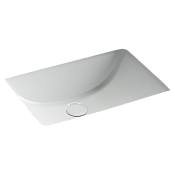 Ceramicanova Era Раковина встраиваемая снизу 51,5x38x19,5h, с переливом, цвет: белый CN15001