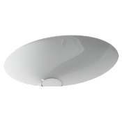 Ceramicanova Era Раковина встраиваемая снизу 46,5x38x19h, с переливом, цвет: белый CN15005