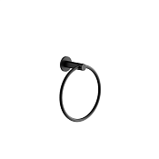 Sancos Base Полотенцедержатель-кольцо d18,8 см, подвесной, цвет: черный матовый SC9029MB