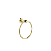 Sancos Base Полотенцедержатель-кольцо d18,8 см, подвесной, цвет: брашированное золото SC9029BG