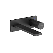 Sancos Nexus Смеситель для раковины встраиваемый, с вн. частью, длина излива 18,5 см, цвет: черный SC9013MB