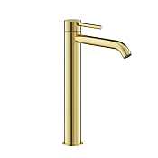 Sancos Etna Смеситель для раковины высокий, без д/к, выс. излива 23,6 см, цвет: брашированное золото SC9002BG