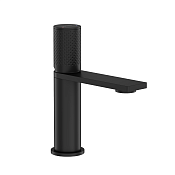 Sancos Nexus Смеситель для раковины, без донного клапана, длина излива 11,7 см, цвет: черный матовый SC9011MB