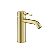 Sancos Etna Смеситель для раковины, без донного клапана, дл. изл. 12,5см, цвет: брашированное золото SC9001BG