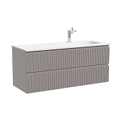 Sancos Snob R Тумба под раковину правая, подвесная 119,5x44,5x50h см, 2 выдвиж. ящ., цвет: doha soft SNR120RSM