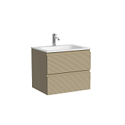 Sancos Folk Тумба под раковину, подвесная 59x44,5x50h см, с 2-мя выдвижными ящиками, цвет: капучино FL60CP