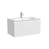 Sancos Code Тумба под раковину, подвесная 78,5x45,3x40h см, с 1-м выдвижным ящиком, цвет: белый CD80W