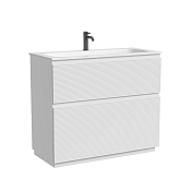 Sancos Folk Floor Тумба под раковину, напольная 99,5x45x85h см, с 2-мя выдвижными ящ., цвет: bianco FL100FW