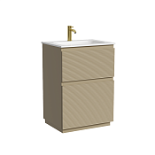 Sancos Folk Floor Тумба под раковину, напольная 59x45x85h см, с 2-мя выдвижными ящ., цвет: капучино FL60FCP