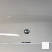 Knief Слив-перелив щелевой, гибкий шланг, горизонтал. отвод, цвет: белый глянцевый 0100-091-06S WG