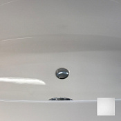 Knief Слив-перелив щелевой, гибкий шланг, горизонтальный отвод, цвет: белый матовый 0100-091-06S WM