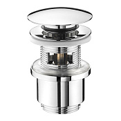 Nicolazzi Scarichi Донный клапан Clic-Clac 1/4 для раковины, с переливом, цвет: хром 5558CR