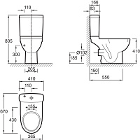Унитаз-компакт Jacob Delafon Odeon Up 4956CK-00