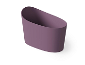 Dea Design Single Ванна из Solid Surface отдельност. 130x70 см, сидячая, с переливом, цвет: lavender DD8700 1300 8