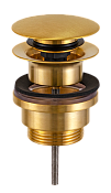 Daniel Донный клапан универсальный click-clack, цвет: золото брашированное A735RDP
