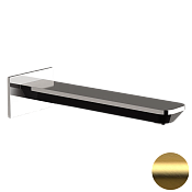 Daniel Tiara Излив настенный для ванны 21,2 см, цвет: золото брашированное TA4704LDP