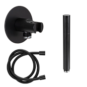 Daniel Душевой гарнитур: душевая лейка, держатель для душа, шланг 150 см, цвет: черный матовый A546XB43515