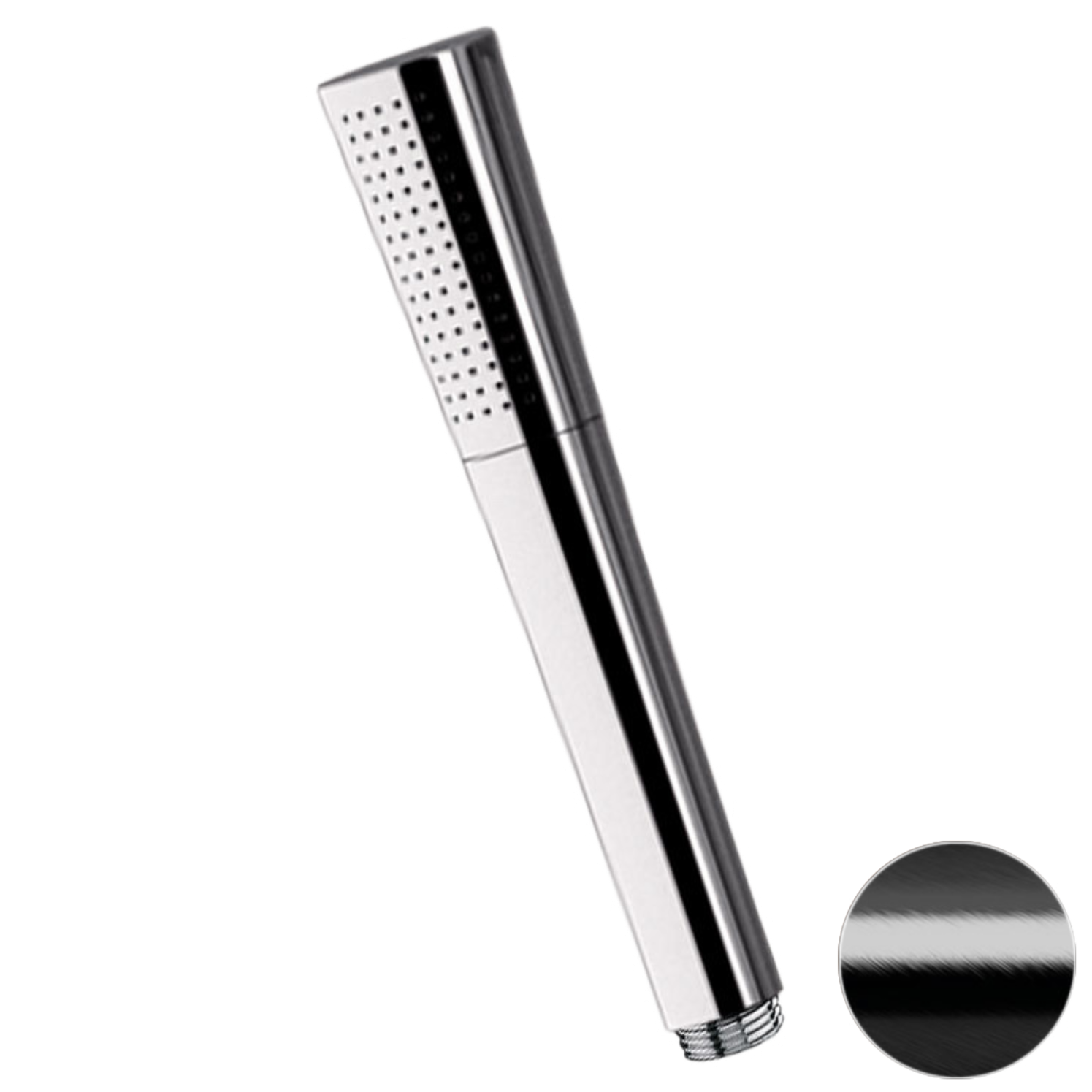 Daniel Diva Душевая лейка, 1 режим, цвет: черный брашированный хром A452SFZ