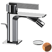 Daniel Club Смеситель для биде с донным клапаном, излив 8,5 см, цвет: медь состаренная ANC60464