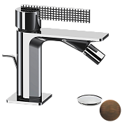 Daniel Club Смеситель для биде с донным клапаном, излив 8,5 см, цвет: бронза масляная ANC604OIL