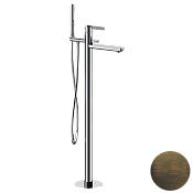 Daniel Club Смеситель напольный с душ. наб., с внутр. частью, излив 18,1 см, цвет: латунь сан-марко ANC678SM