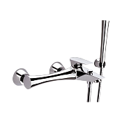 Daniel Diva Смеситель для ванны с душевым набором - ручной душ, шланг, держатель, цвет: хром DV610CR