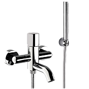 Daniel Trilogy Смеситель для ванны с душевым набором - ручной душ, шланг, держатель, цвет: хром TG610CR