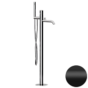 Daniel Trilogy Смеситель напольный с душ. набором, с внутр. частью, излив 18 см, цвет: черный мат TG67815