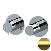 Daniel Trilogy Смеситель для душа, на 2 потребителя, с внутренней частью, цвет: золото брашированное TG625DP