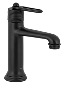 Daniel Brooklyn Смеситель для раковины, без донного клапана, излив 20,4 см, цвет: черный матовый BY606N15