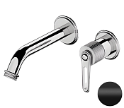 Daniel Brooklyn Смеситель для раковины встраиваемый, излив 17,8 см, с внут. частью, цвет: черный мат BY632P15