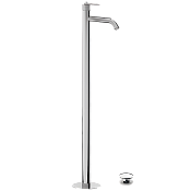 Daniel Brooklyn Смеситель для раковины напольный, излив 18,7 см, с внутренней частью, цвет: хром BY688CR