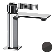 Daniel Club Смеситель для раковины, без донного клапана, излив 20,1 см, цвет: черный хром ANC606NCF