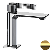 Daniel Club Смеситель для раковины, без донного клапана, излив 20,1 см, цвет: золото брашированное ANC606NDP