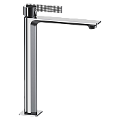 Daniel Club Смеситель для раковины высокий, без донного клапана, излив 31,6 см, цвет: хром ANC607BCR
