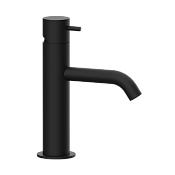 Daniel Tokyo Смеситель для раковины, без донного клапана, излив 17,9 см, цвет: черный матовый TK606N15