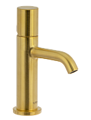 Daniel Trilogy Смеситель для раковины, без донного клап., излив 19,2 см, цвет: золото брашированное TG606NDP