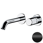 Daniel Trilogy Смеситель для раковины встраиваемый, излив 17,6 см, с внутр. частью, цвет: черный мат TG632P15