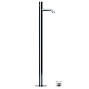 Daniel Trilogy Смеситель для раковины напольный, излив 18 см, с внутренней частью, цвет: хром TG688CR