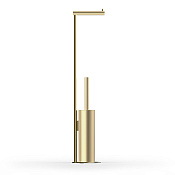 Decor Walther Bar SBK Стойка напольная с держателем туалетной бумаги и ершиком, цвет: золото матовое 0861582