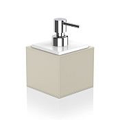 Decor Walther Brownie SSP Дозатор для мыла, настольный, искусственная кожа, цвет: хром 0937147