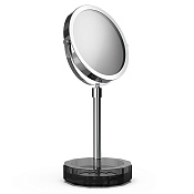 Decor Walther Kristall KSA Косметическое зеркало, 5x увеличение d15 см, цвет: антрацит/хром 0941794