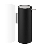 Decor Walther Black Stone WSP Дозатор для мыла, подвесн., с колбой из иск. камня, цвет: нерж. сталь 0972265