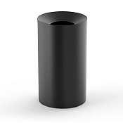 Decor Walther Basic DW 240 Ведро для мусора напольное d40x70h см, цвет: черный матовый 0615660