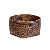 Decor Walther Basket KORB Корзина 47x44x23h см, настольная, цвет: ротанг темный 0941192