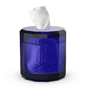 Decor Walther Kristall KB Диспенсер для салфеток, настольный, цвет: capri blue 0931595
