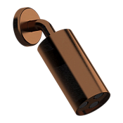 Daniel Steel Верхний душ круглый d8 см, с 1 видом струи, цвет: медь брашированная PVD SS3A578LPN