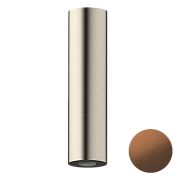 Daniel Steel Верхний душ круглый d5 см, с 1 видом струи, цвет: медь брашированная PVD SS3A578PECM20