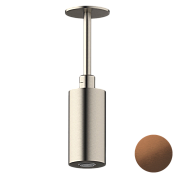 Daniel Steel Верхний душ круглый d5 см, с 1 видом струи, цвет: медь брашированная PVD SS3A578PELCM10