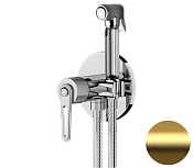 Daniel Brooklyn Гигиенический душ со смесителем и внутренней частью, цвет: золото брашированное BY645DCZDP